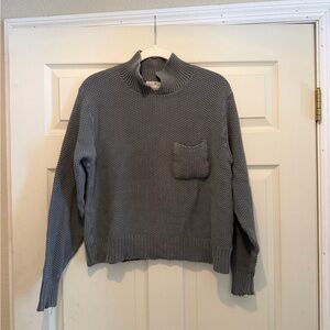 L.L. Bean Gray Turtleneck Sweater